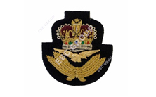 Hand Embroidered Cap Badge