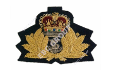 Hand Embroidered Cap Badge