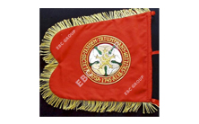 Hand Embroidered Flag