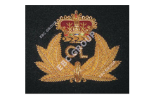 Hand Embroidered Cap Badge