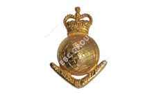  World Globe Metal Badge