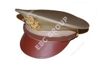 US Army Leather Peak Cap